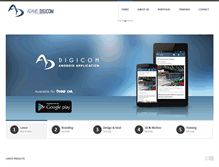 Tablet Screenshot of digicom.co.tz